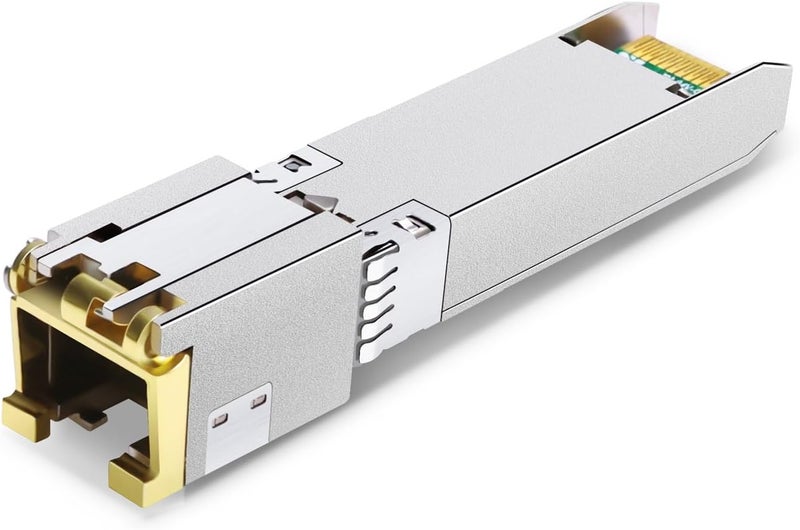 6COM 1Pack 10GBase-T SFP+ Transceiver, 10Gb SFP+ to RJ45 Copper SFP Module, Compatible for Cisco SFP-10G-T-S, Ubiquiti uacc-cm-rj45-mg, Netgear, Mikrotik, TP-Link(CAT.6a/7, 30m/98.4ft) - Image 2